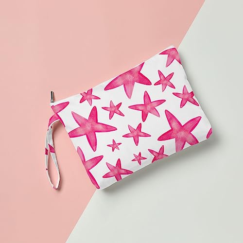 Fokongna Wet Bag, Travel Makeup Bag, Wet Dry Bag, Wet Bag for Swimsuit, Beach Pool Diapers Dirty Yoga Gym Clothes Zipper Pouch for Women Sister Friends Wet Bag Ocean Sea Shells Beach Starfish.361 - color: Starfish 08