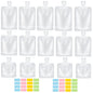 SEQUHITKU 17 Pack Travel Pouches for Toiletries,TSA Approved,Travel Size Portable Containers,Stand Up Pouch,Refillable Travel Accessories for Shampoo Conditioner Lotion Soap Liquids (B-17pcs) - size: B-17pcs