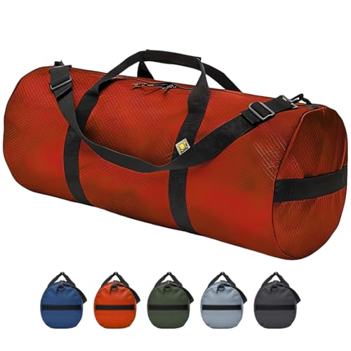 131L Expedition Duffel Bag, Heavy-Duty Gear Bag, 1050D Tuff Cloth, Diamond Ripstop, Reinforced Stitching - Orange (16" x 40") - color: International Orange, size: 16" x 40" (131 Liters)