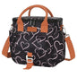 Joymee Large Insulated Lunch Bag Women Reusable Waterproof - Love Heart | Large Spacious, Cooler Lunch Bag, Adjustable Shoulder Strap, With Side Pocket, Bottle Holder, for Office Work Picnic Travel - color: Love Heart