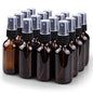 Wedama Spray Bottle, 2 oz Fine Mist Glass Spray Bottles, Little Refillable Liquid Containers for Watering Flowers Cleaning (16 Pack, Amber) - color: Amber, size: 2 Ounce (Pack of 16)