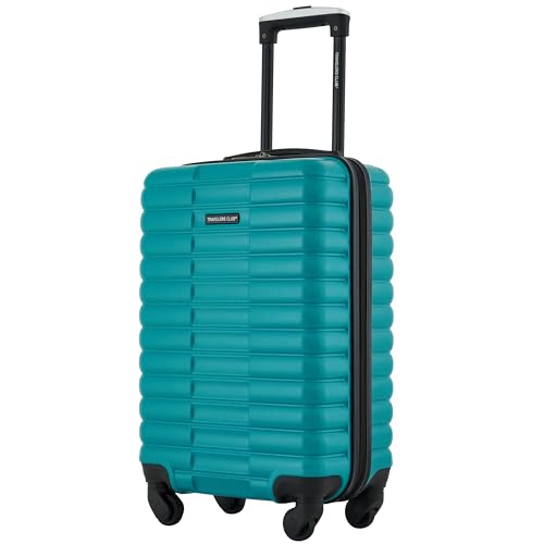 Travelers Club 22-Inch Gilroy Rolling Hardside Carry-On Luggage, Teal Blue - color: Teal Blue, size: 22-Inch