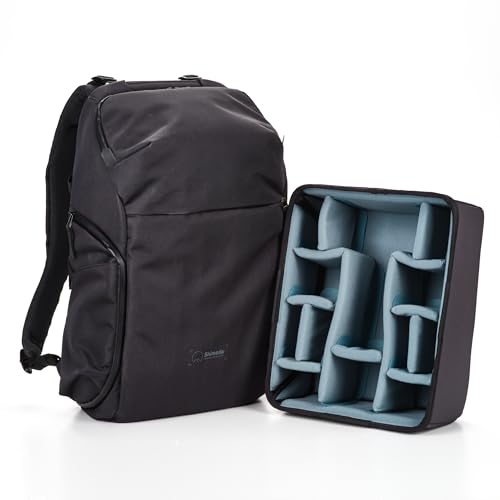 Shimoda Urban Explore 30, Maximum Capacity Everyday Outdoor Photography Travel Backpack, Carry-On Compatible, 16" Laptop Sleeve, Anti-Theft Camera Access, Removable Camera Insert Included, Anthracite - color: Black, size: 30 liters