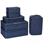 JJ POWER Travel Packing Cubes, Luggage Organizers with Shoe Bag - color: Navy Blue