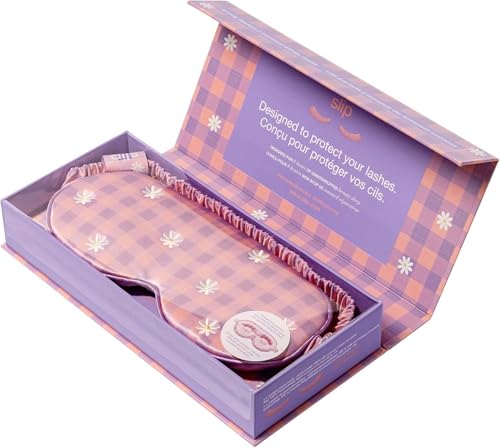 slip Pure Silk Contour Sleep Mask: Protect Your Delicate Lashes with Our Innovative, Lash-Friendly Design. Experience Uninterrupted Beauty Sleep with Slipsilk Comfort, 1 Contour Mask, Posie - color: Posie