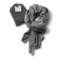 Bucky Jersey Stripe Travel Comfort, Blanket Scarf, Black Stripe (551253) - color: Black Stripe, style: Blanket Scarf