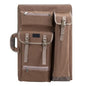 TRANSON Art Portfolio Case Artist Backpack Canvas Bag Large 26” x 19.5” - color: Brown
