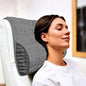 Memory Foam Recliner Neck Pillow. | Breathable pressure relieving ergonomic cushion fits car, sofa, office chair, recliner. Gray,17"W×2.7"D. - color: Gray, size: 17"W x 2.7"D