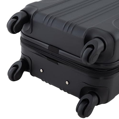 Travelers Club Chicago Hardside Expandable Spinner Luggage, Black, 22" Carry-On - color: Black, size: 22" Carry-On