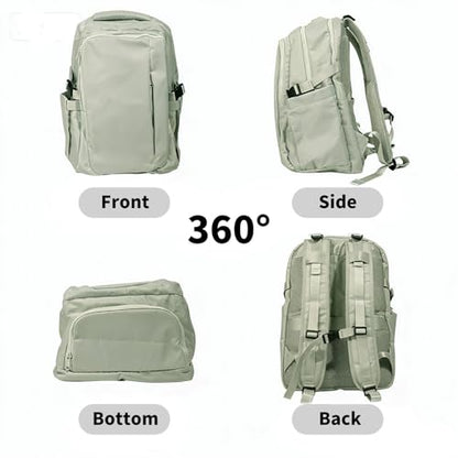 Travel Backpack for Women Men Carry on Backpack, Airline Approved Large Travel Bag Flight Approved Personal item, 15.6 Inch Laptop Backpack Casual Daypack for Weekender Business Hiking-GREY - color: Grey