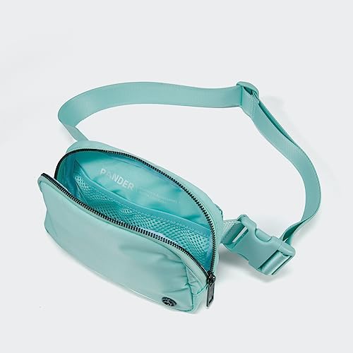 Pander Belt Bag for Women, Fashion Waist Packs, Crossbody Bags, Everywhere Belt Bag with Adjustable Strap (Pale Turquoise). - color: Pale Turquoise