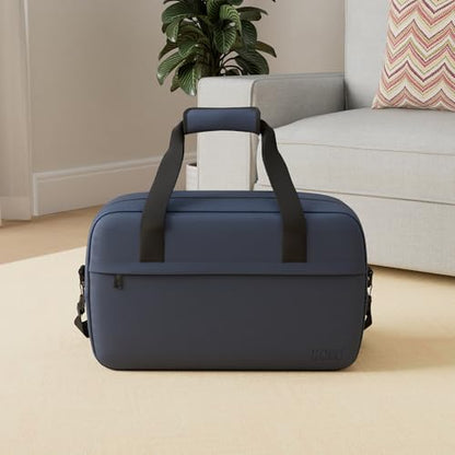 Kono Small Travel Duffel 14L Under Seat Carry-On Sports Tote Gym Bag - 13.78"x7.87"x7.87" Navy - color: Navy, size: S (13.78inx 7.87in x7.87in)-14L