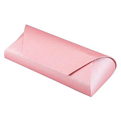 LifeArt Eyeglass Case Hard Shell, Portable Sunglass Case, Fashionable PU Leather Eyeglass Case, Lightweight - color: A_638_pink