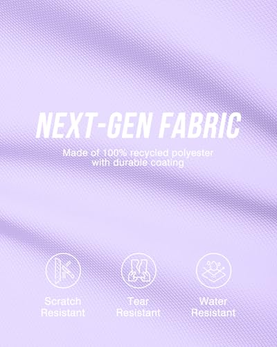 GLORIEROO Pastel Lunch Box Women | Insulated Soft Waterproof Leakproof Lunch Bag Cooler | Adjustable Strap | BPA-Free - color: Misty Lilac