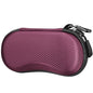 FINTIE Sunglasses Case, Hard EVA Shell Shockproof Sport Glasses Case with Metal Carabiner Travel Zipper Eyeglasses Holder - color: Dark Purple