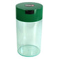 Tightvac 3 to 12 Oz - Patented Airtight Container | Multi-use Vacuum Container Works as Smell Proof Containers for Herbs and Dry Goods. Green Clear - color: Green Cap & Clear Body
