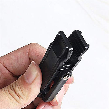 10 PCS Super Strong Plastic Swivel Hanging Hooks Home Swivel Laundry Clips Curtain Clips Clothes Pins Beach Towel Clips, 4.3inch, Black - color: Black