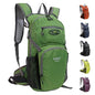 Hiking Daypack Waterproof Biking Backpack 15L Lightweight Durable Backpack for Ski Snowboarding Running MTB Cycling - color: Olive