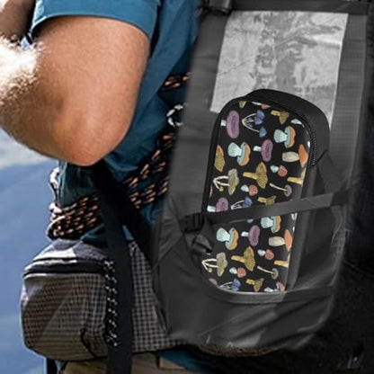 Medication Cooler Bag for Travel, Cartoon Mushroom Design Insulin Protector with Cooler Lining Waterproof Diabetic Medication Holder for Weekend Getaways - color: Cartoon Mushroom