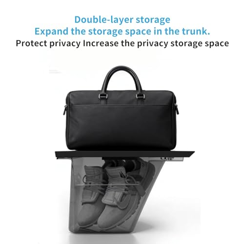 Eonflux 2025 2026 Tesla Model Y Juniper Accessories, Trunk Organizer Side Storage Bins with Lids, Model Y Juniper Rear Trunk Storage Organizer, Car Trunk Organizer for Tesla Model Y Accessories 2026