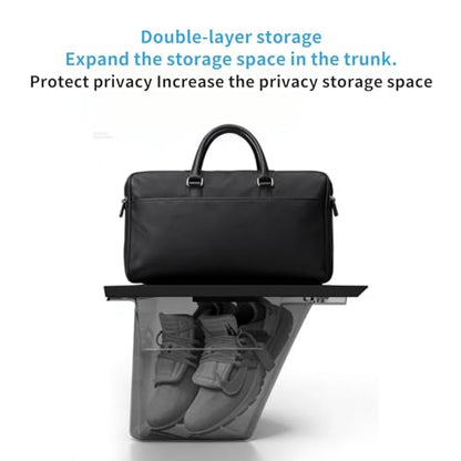 Eonflux 2025 2026 Tesla Model Y Juniper Accessories, Trunk Organizer Side Storage Bins with Lids, Model Y Juniper Rear Trunk Storage Organizer, Car Trunk Organizer for Tesla Model Y Accessories 2026