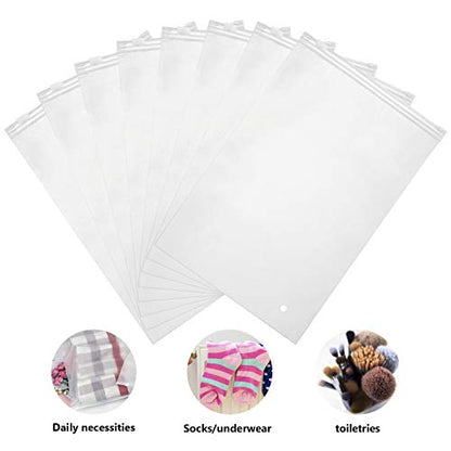 6x9 inch 100pcs Small Storage Bags with Zipper, Plastic Poly Bags for Shipping, Organizing Gloves, Phone Case, Sealable Poly Mailers for Packaging Clothing - size: 6x9"