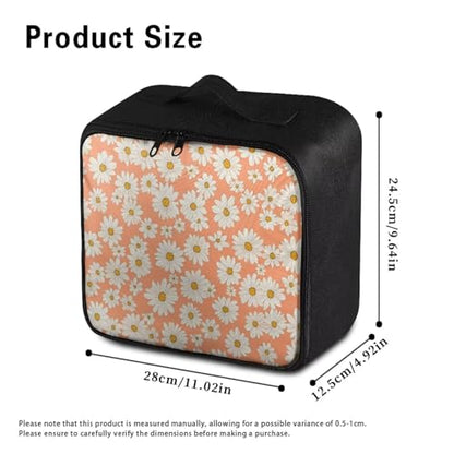 Empty First Aid Bag Daisy First Responder Case for Emergency Teams and Family Use Includes Modular Inserts Wear Resistant Zippers Breathable Back Panel - color: Daisy