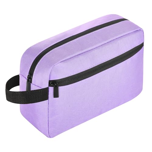 Icramsy Travel Toiletry bag Toiletry bag for women men Hanging Cosmetic bag Travel accessories for Women Men (Purple) - color: Purple