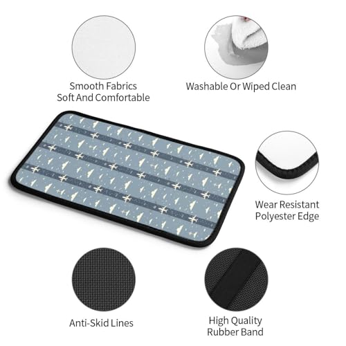 Airplanes and Runways 1 Print Car Center Console Cover Universal Neoprene Car Armrest Storage Box Decoration Protector Pad for Car Truck SUV, Interior Accessories