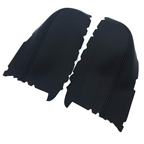 DSkoiph Armrest Synthethic Leather Cover Fit for Honda Pilot 09-13 (Black, Front Door Panel Armrest Cover) - color: Black, size: Front Door Panel Armrest Cover
