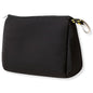 POPUPS Large Makeup Bag with Zipper, Black - Waterproof Neoprene Cosmetic Bag 7.7 x 10.75 x 5 inches - color: Basic Black