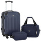 Travelers Club Chicago Hardside Expandable Spinner Luggage, Navy Blue, 3 Piece Set - color: Navy Blue, size: 3 Piece Set