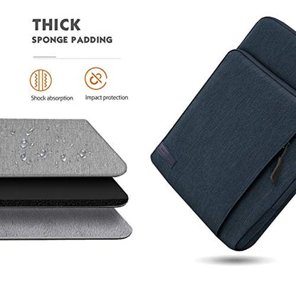 MoKo 9-11 Inch Tablet Sleeve Bag Carrying Case with Storage Pockets Fits New 11-inch iPad Air M4 2026/iPad Pro M5, iPad Pro/A16 11, iPad Air 5/4th 10.9, iPad 9/8th 10.2, Tab S8/S9 11, Indigo - color: Indigo, size: 9-11 Inch