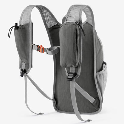 Uselike 10L Small Hiking Backpack Travel Daypack Lightweight Packable Back Pack for Women Men(Iron Grey) - color: Iron Grey