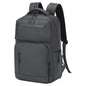 Waterproof Laptop Backpack for Men & Women, Flight Approved Anti-Theft Daypack with 15.6-inch Laptop Sleeve (Gray) - color: Gray