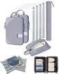 BAGSMART Wet Dry Bags 5 Pack, Travel Bags Reusable for Swimsuits (Grey) - color: Grey