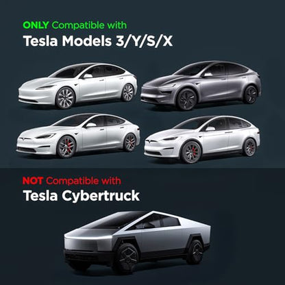 2-Pack for Tesla Model Y/3 2017-2026, Custom Fitted Seat Back Kick Protectors with Storage Pockets - Rear Passenger Organizer for Kids, Zippered Accessories Slots - size: 2 Pack