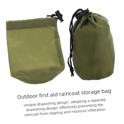 Holibanna Outdoor Compression Stuff Sack Lightweight Nylon Drawstring Organizer for Raincoat and Camping Gear for Hiking and Travel Storage
