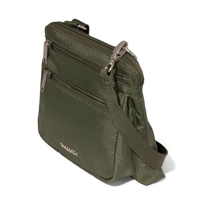 Baggallini Securtex Anti-Theft Crossbody - color: Thyme