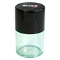 Vitavac - 5g to 20 grams Vacuum Sealed Container - Black Cap & Clear Body - color: Black Clear