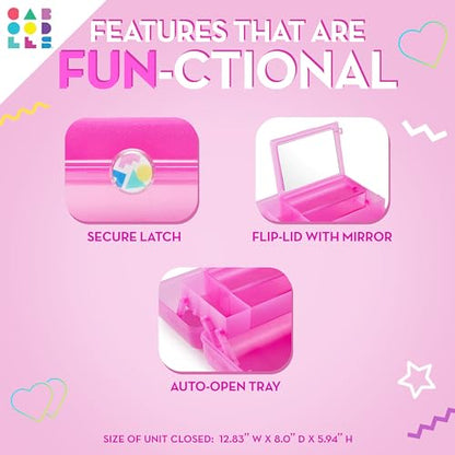 Caboodles On-The-Go Girl - color: Funfetti Flitter Over Dusty Rose