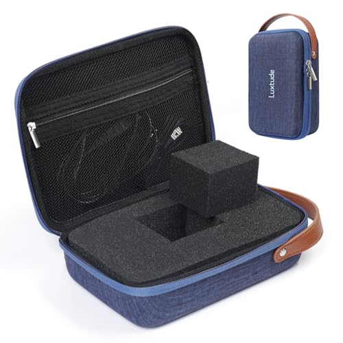 Luxtude Hard EVA Case with Foam, Hard Sided EVA Shockproof Camera Organizer Case, Travel Carrying Cases for Drones, Digital Products, Electronic Instruments, etc. (Blue) - color: Blue, size: Small