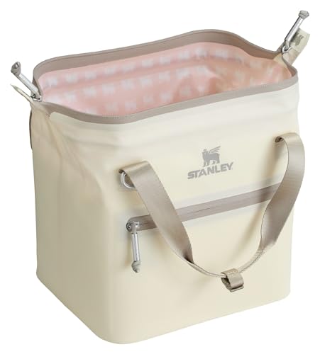 Stanley All Day Julienne Soft Cooler Bag and Lunch Box | Insulated Travel Bag with Zipper | BPA-Free - color: Cream, style: Mini