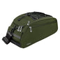 MOSISO Bike Rack Bag, Waterproof Bicycle Trunk Pannier Rear Seat Pouch Cycling Bike Carrier Backseat Storage Luggage Saddle Shoulder Bag - color: Olive Green
