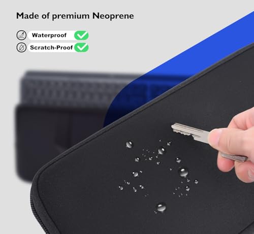 Keyboard Sleeve Case for Logitech MX Keys S/MX Keys Advanced Wireless Keyboard, for Logitech Travel Shockproof Protective Neoprene Bag, Black (Not for MX Keys Mechanical Models) - size: Logitech MX Keys