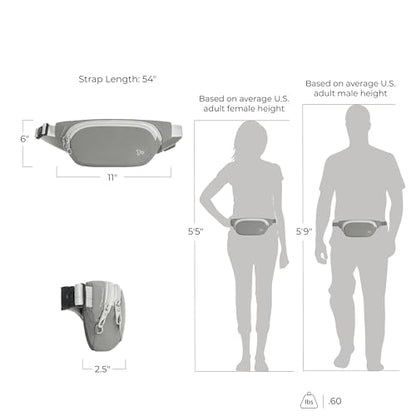 Travelon Anti-Theft The Voyages Waist Pack - color: Granite