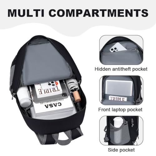 MIYCOO Backpack - Ultra Lightweight Packable Backpack for Travel Camping, Hiking Back Pack Waterproof Foldable Daypack for Men Women Black - color: Black