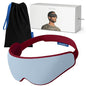 Ostrichpillow Eye Mask, Sleep Mask for Men Women 100% Blackout, No Pressure On Eyes, Soft & Breathable, Adjustable Fit, Travel Bag Included - color: Dawn