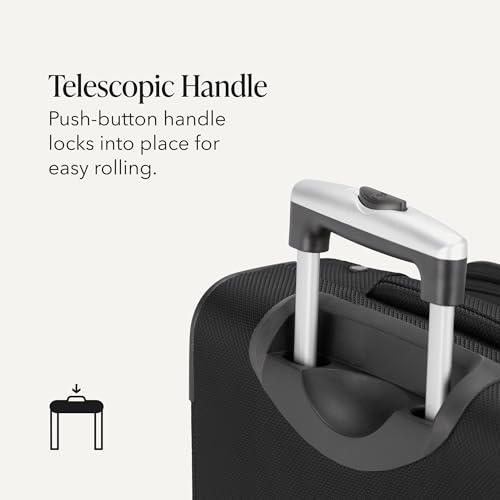 SWISSGEAR Sion Softside Expandable Spinner Luggage Durable Lightweight Travel Suitcase, Black, 3-Piece Set (Carry-On/Medium/Large) - color: Black, size: 3-Piece Set (Carry-On/Medium/Large)