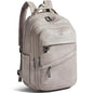 LATMAP Backpack for Women Men - Vegan Leather Backpack Purse Travel Carry-on Bag College Bookbag Work fits 16.5" Laptop,Ash Gray Retro - color: Ash Gray Retro